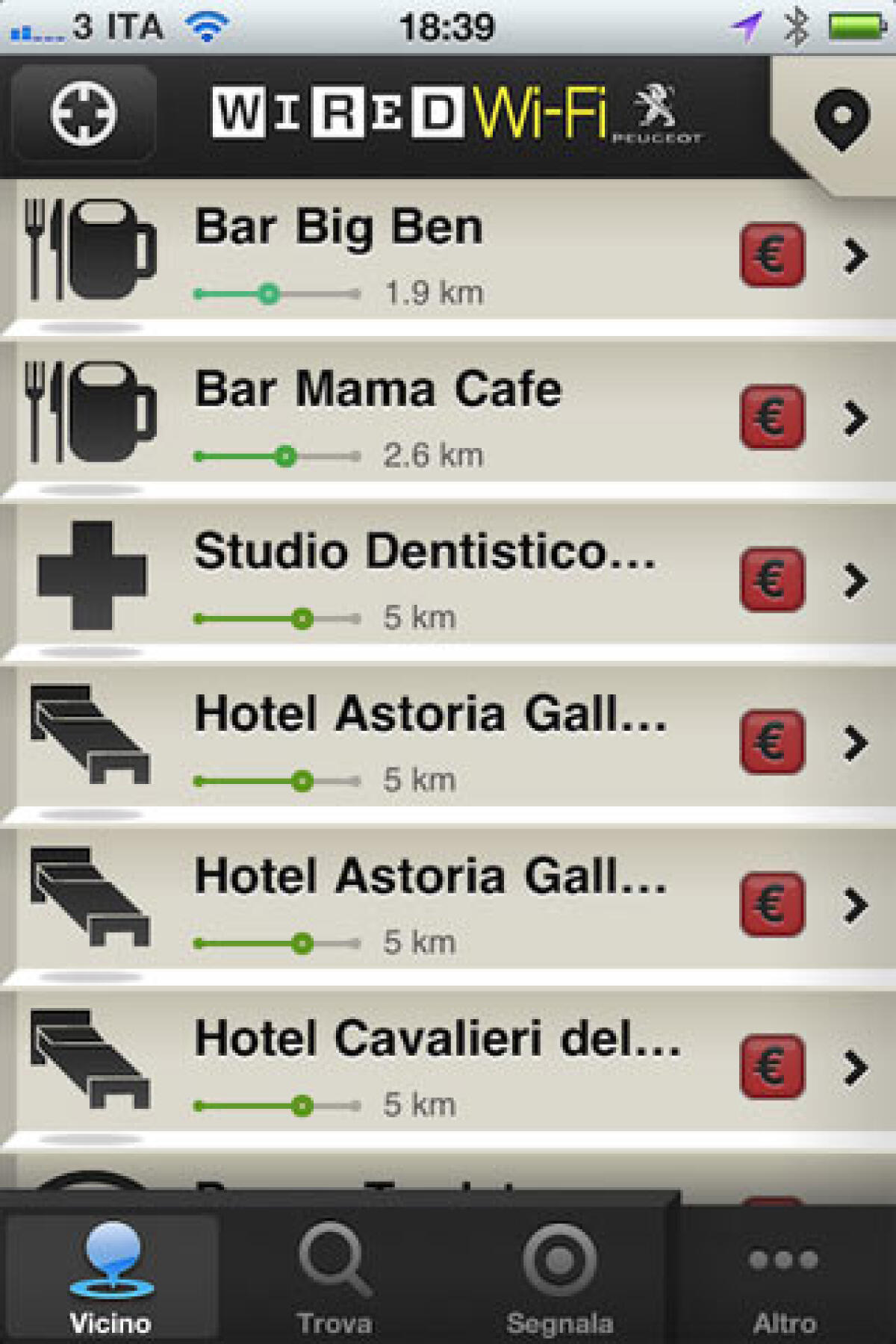 Wired WiFi, la nuova app per trovare punti di accesso WiFi in Italia, sbarca in App Store - 