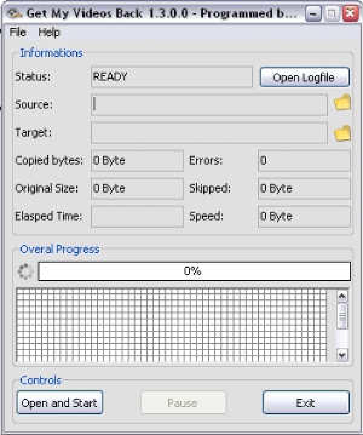 Recuperare file da CD e DVD danneggiati con Get My Videos Back - 