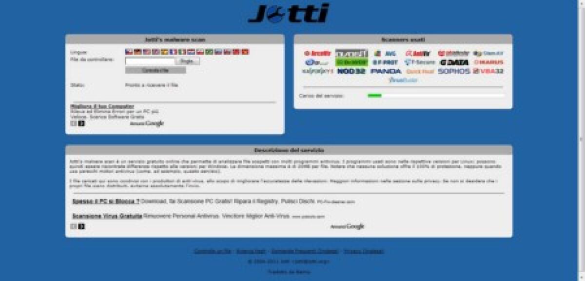 Addio ai malware con Jotti Malware Scan - 