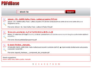 motore di ricerca per PDF