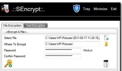 Sencrypt: cifrare documenti