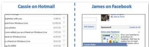 Facebook e Hotmail