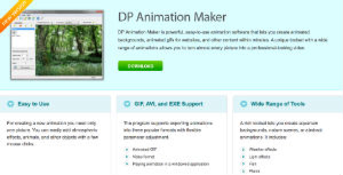 DP Animation Software, programma per creare animazioni - 