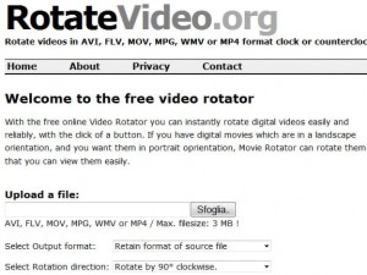 Ruotare video online: da oggi si può - 