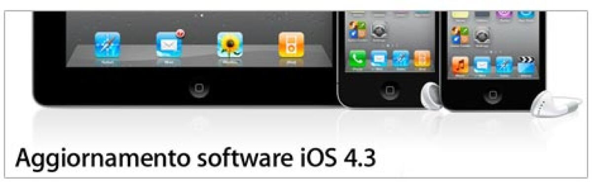 Apple rilascia iOS 4.3 - 
