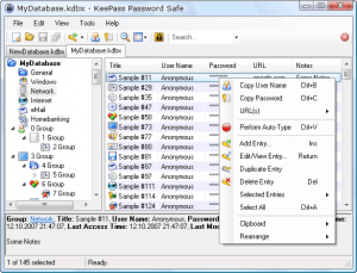 Salvataggio delle password protetto - 