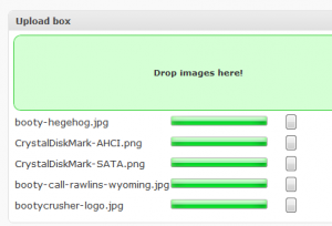 caricare file wordpress con drag and drop