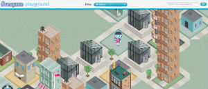 Foursquare Playground, i luoghi di 4square in una mappa in 3D