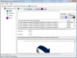 Rapidshare auto downloader