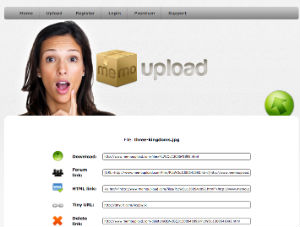 MemoUpload, file hosting semplice e gratuito