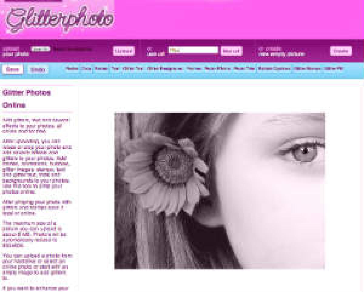 Glitter Photo, applicare effetti alle immagini personali - 