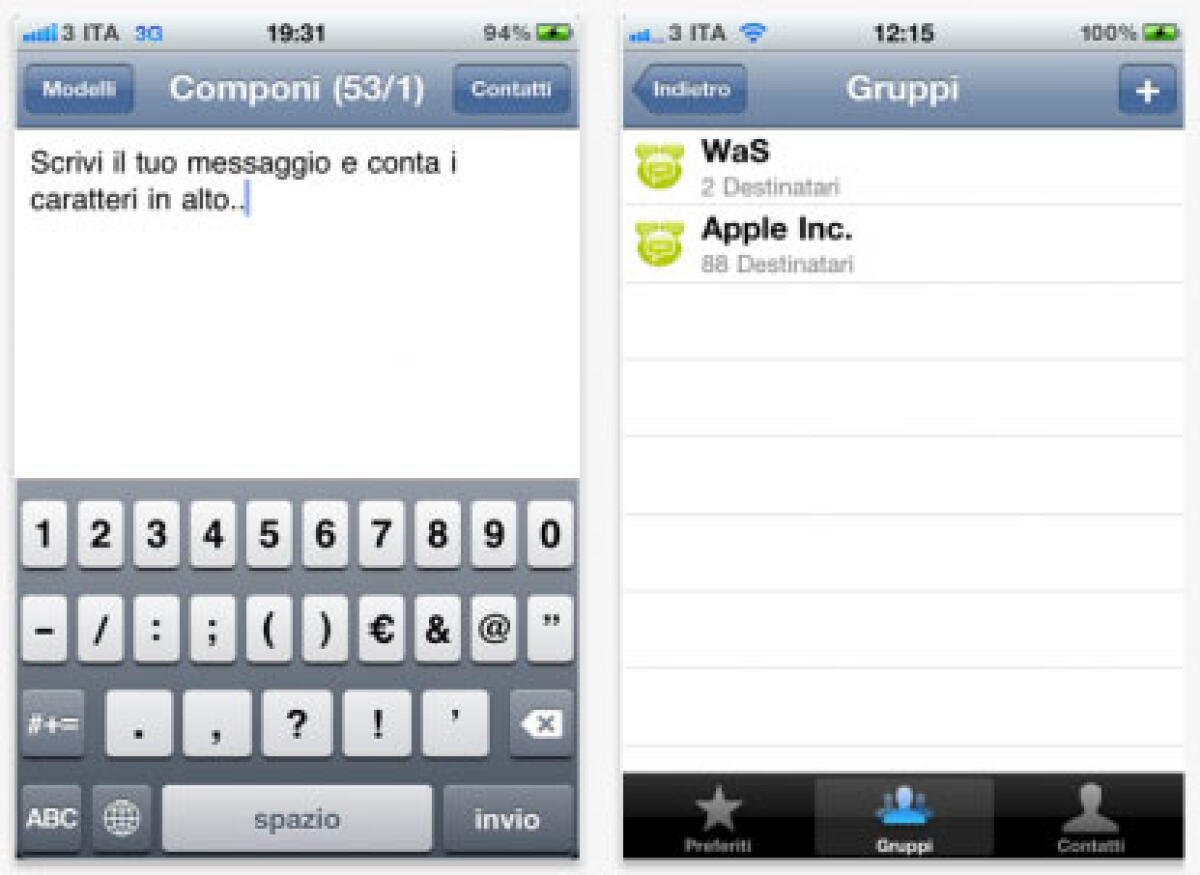 Utility per invio sms: Top Utility - 