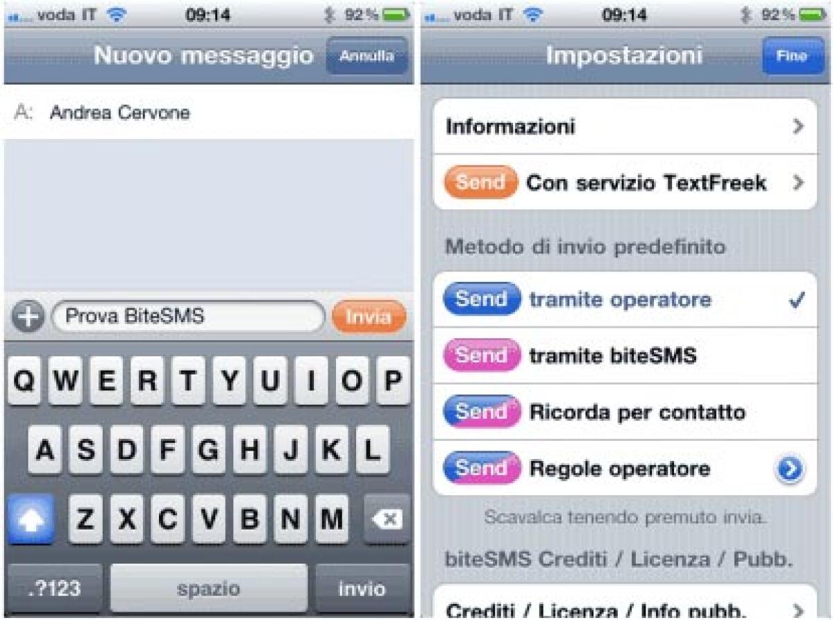 Applicazioni Cydia: Bite SMS nuova versione disponibile - 