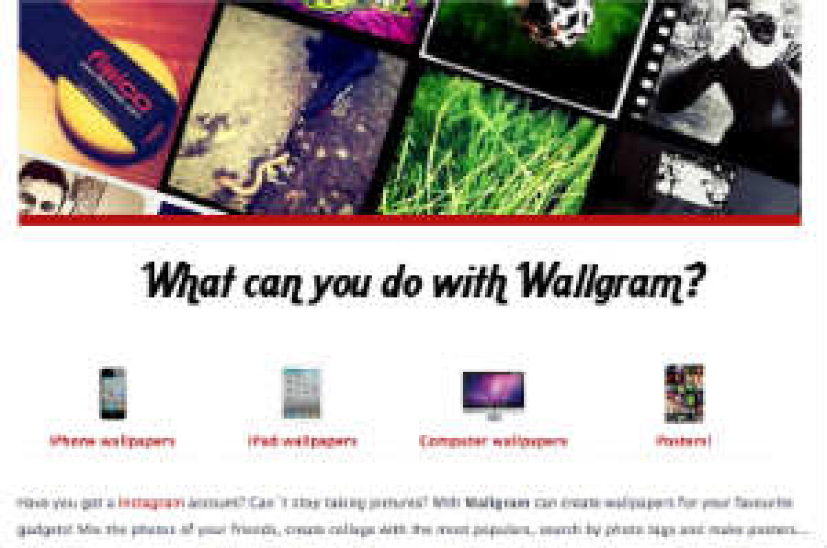 Wallgram, creare sfondi iPhone con le immagini di Instagram - 