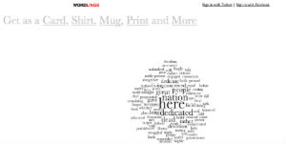 Wordlings servizio per creare tag cloud personalizzate - 