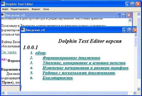Dolphin Text Editor