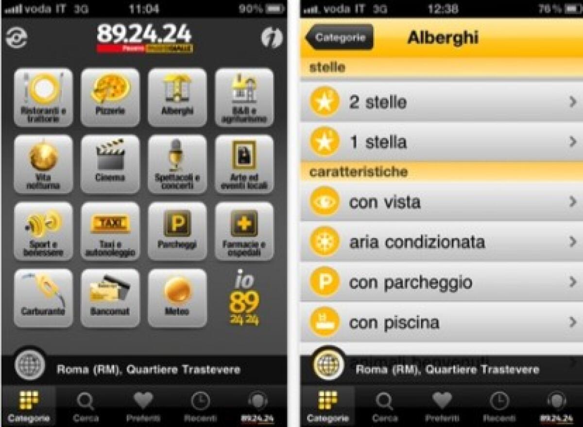Il servizio 892424 su iPhone - 