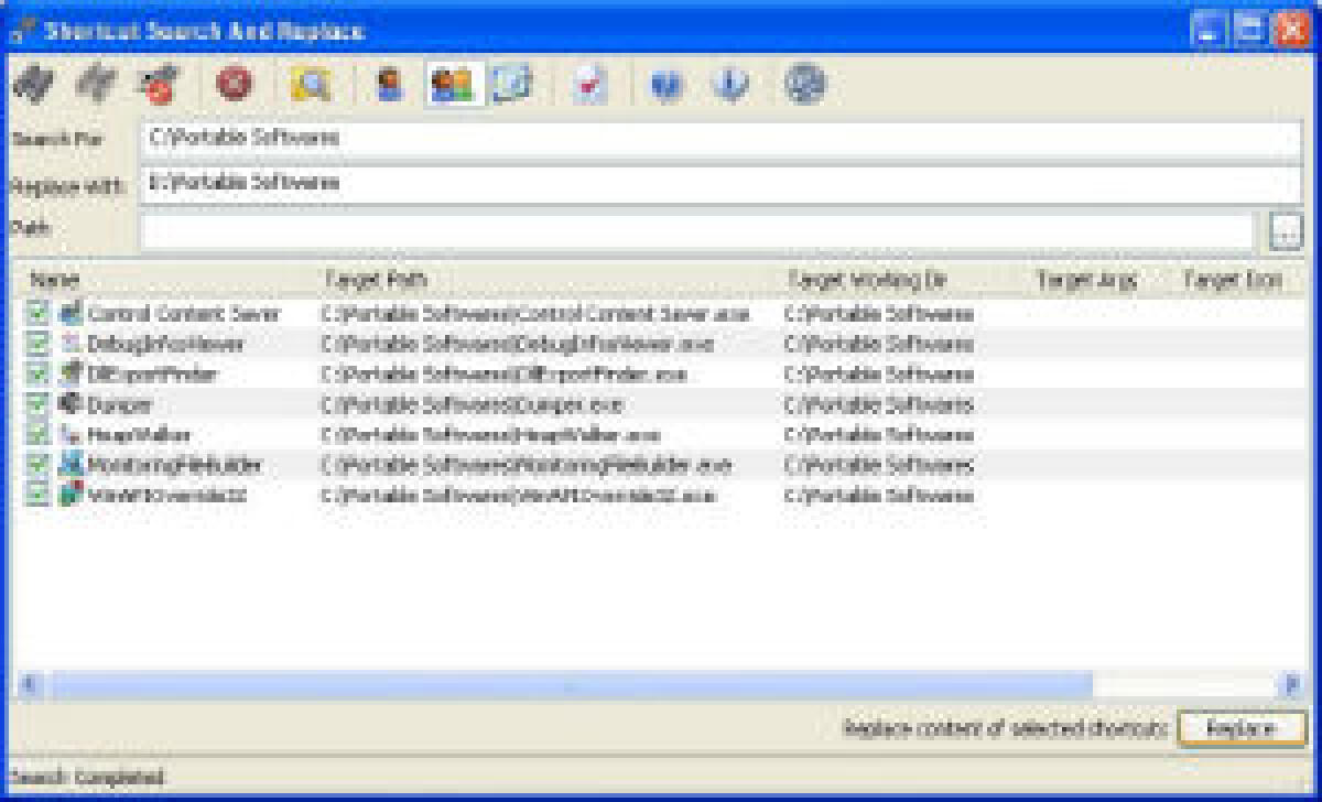 Shortcuts Search and Replace, sistemare i collegamenti interrotti su Windows - 