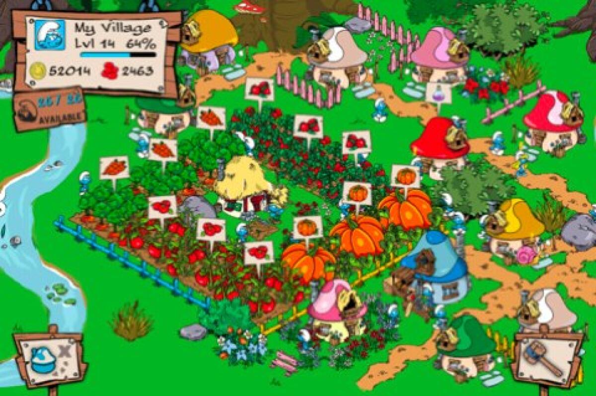 Il gioco dei puffi su iPhone - 