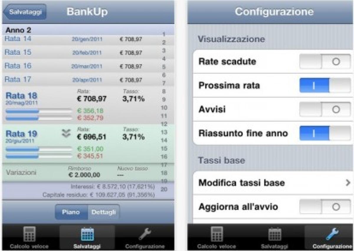 Calcolare Mutuo su iPhone: MyMutuo - 