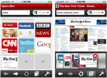Opera Mini: il mondo web tra le mani