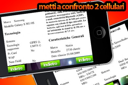 Confrontare i cellulari su iPhone