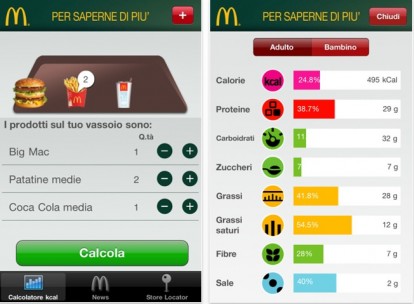 Il mondo McDonald’s dentro un’applicazione