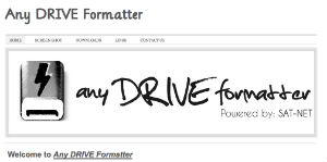 Any Drive Formatter tool per formattare dischi rigidi e chiavette danneggiate