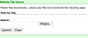 mFile, servizio gratuito per condividere file online