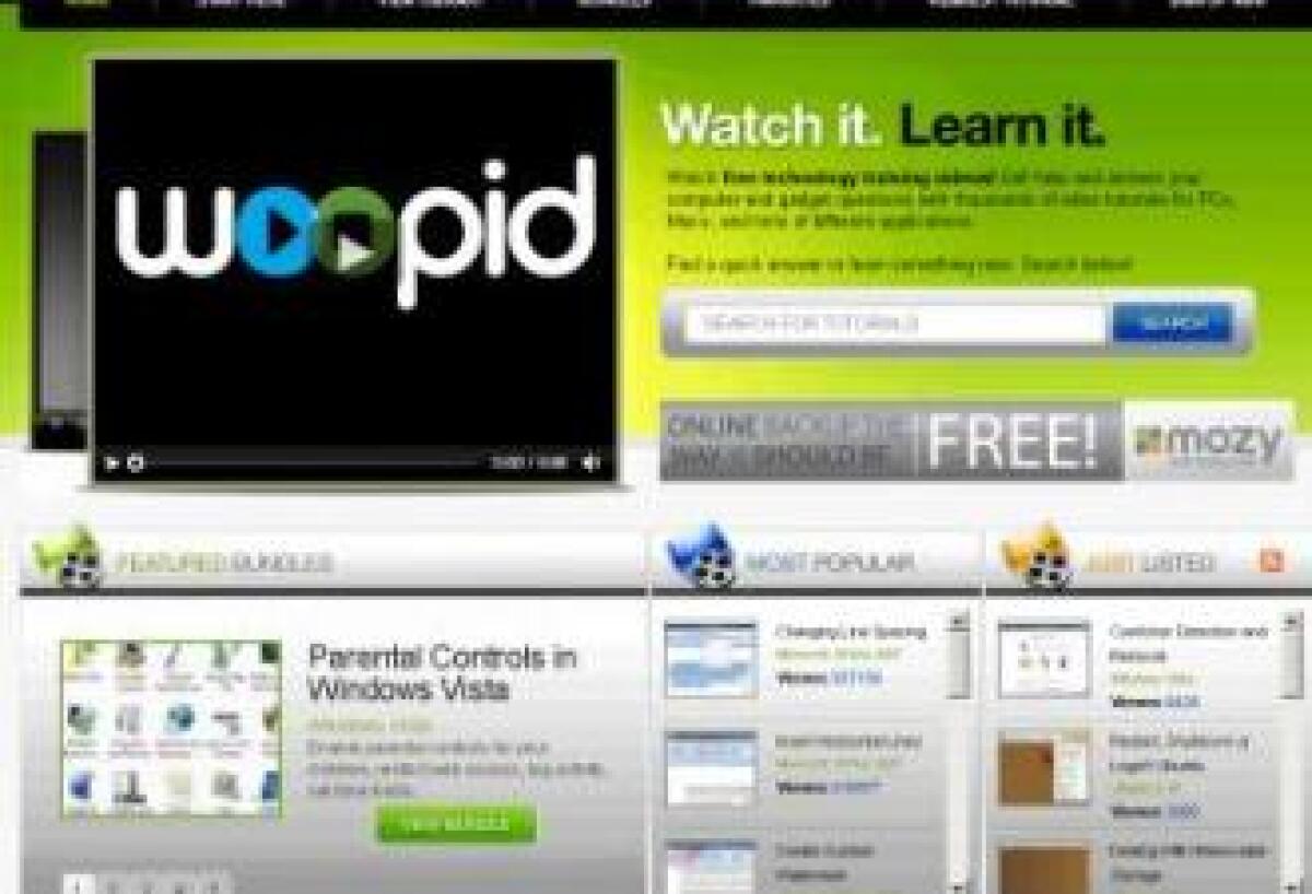 Portale dedicato ai video tutorial. Woopid - 