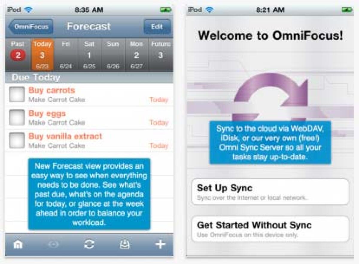 OmniFocus per iPhone: aggiornamento disponibile - 