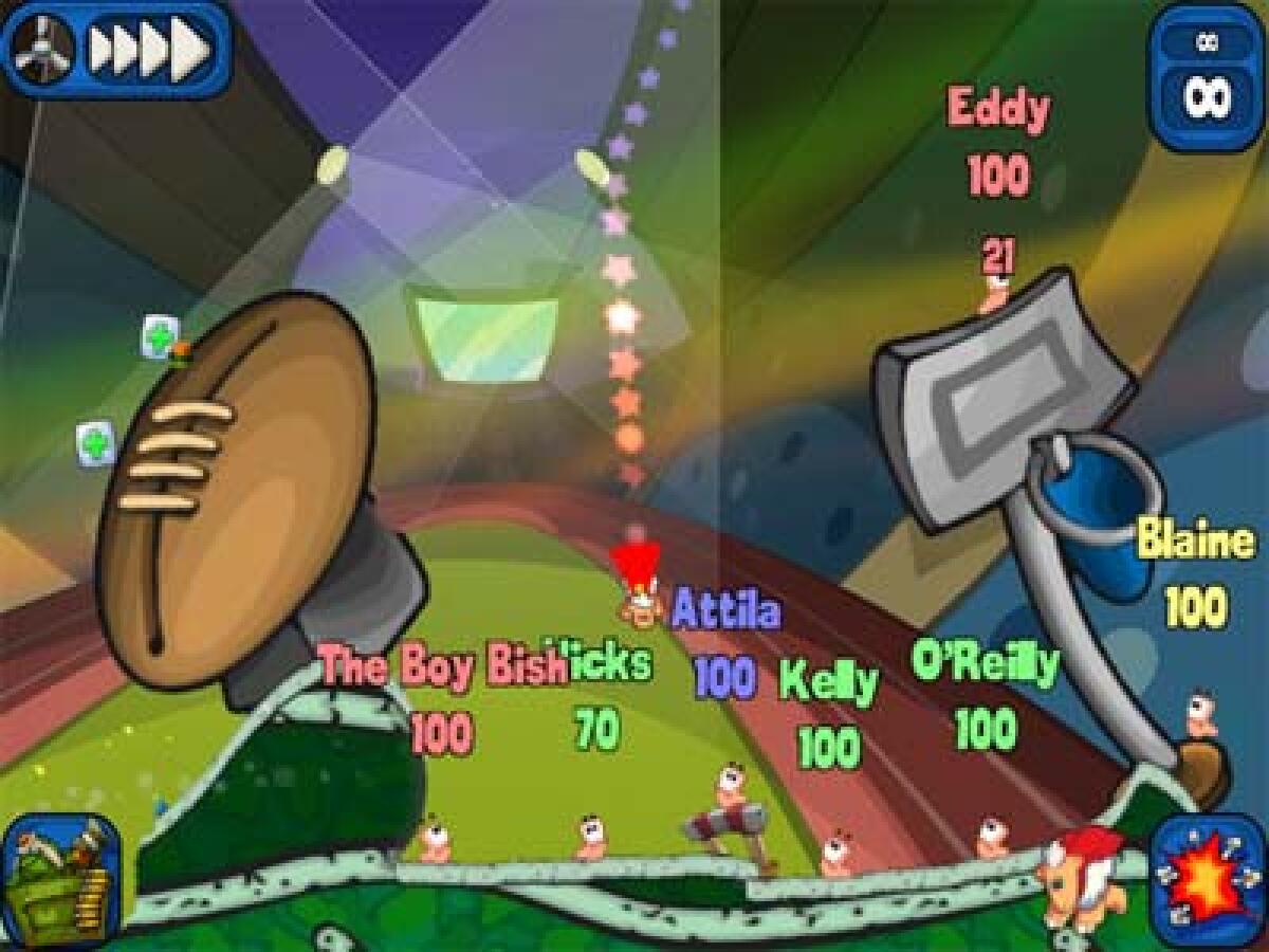 Gioca a Worms 2 sul tablet di Apple - 