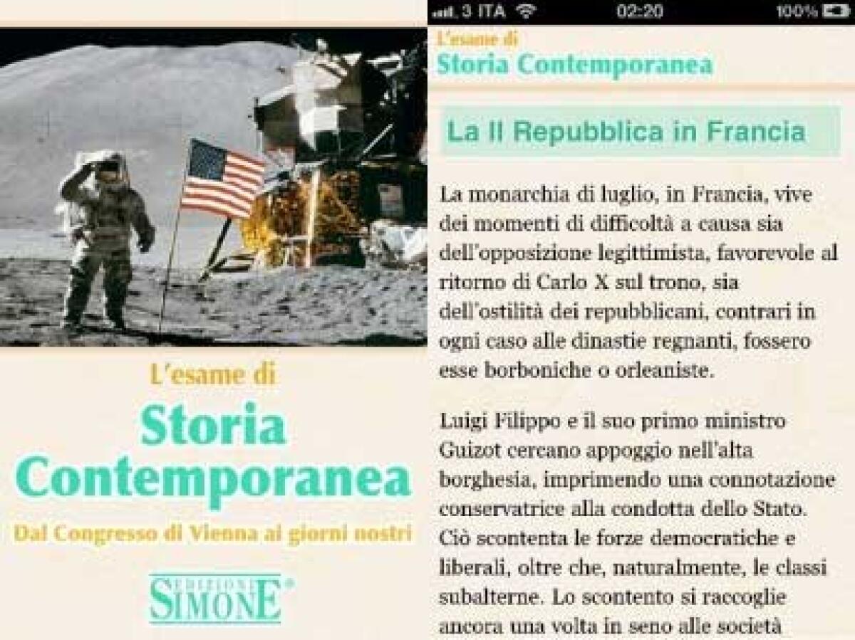 Applicazioni legate alla Storia Contemporanea - 
