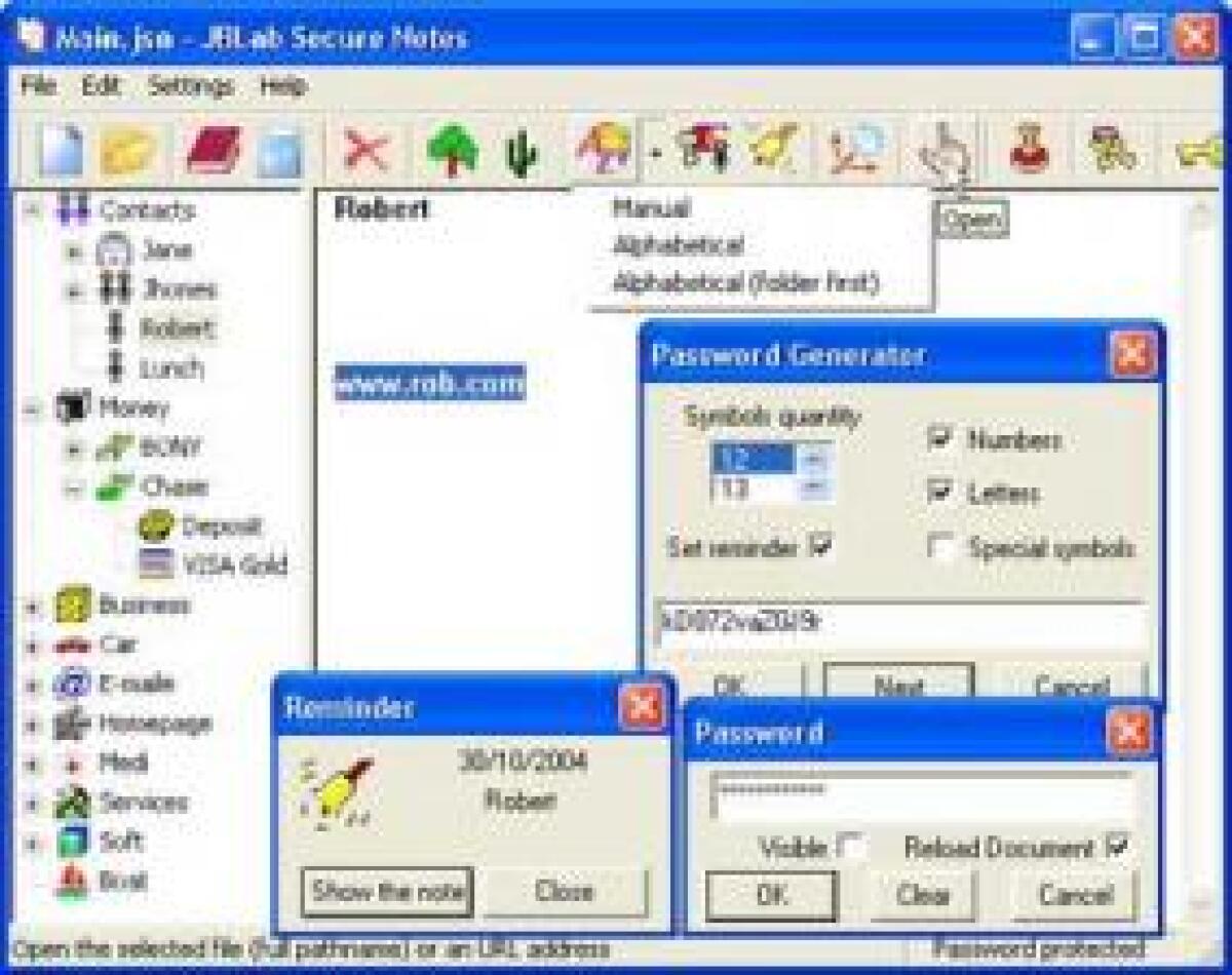 Creazione di database con dati personali - 