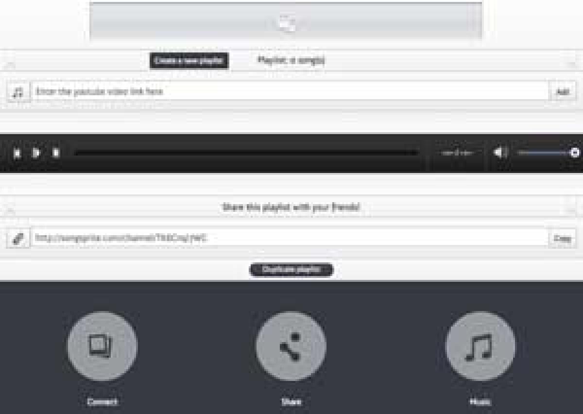 SongSprite servizio per creare playlist con video Youtube - 