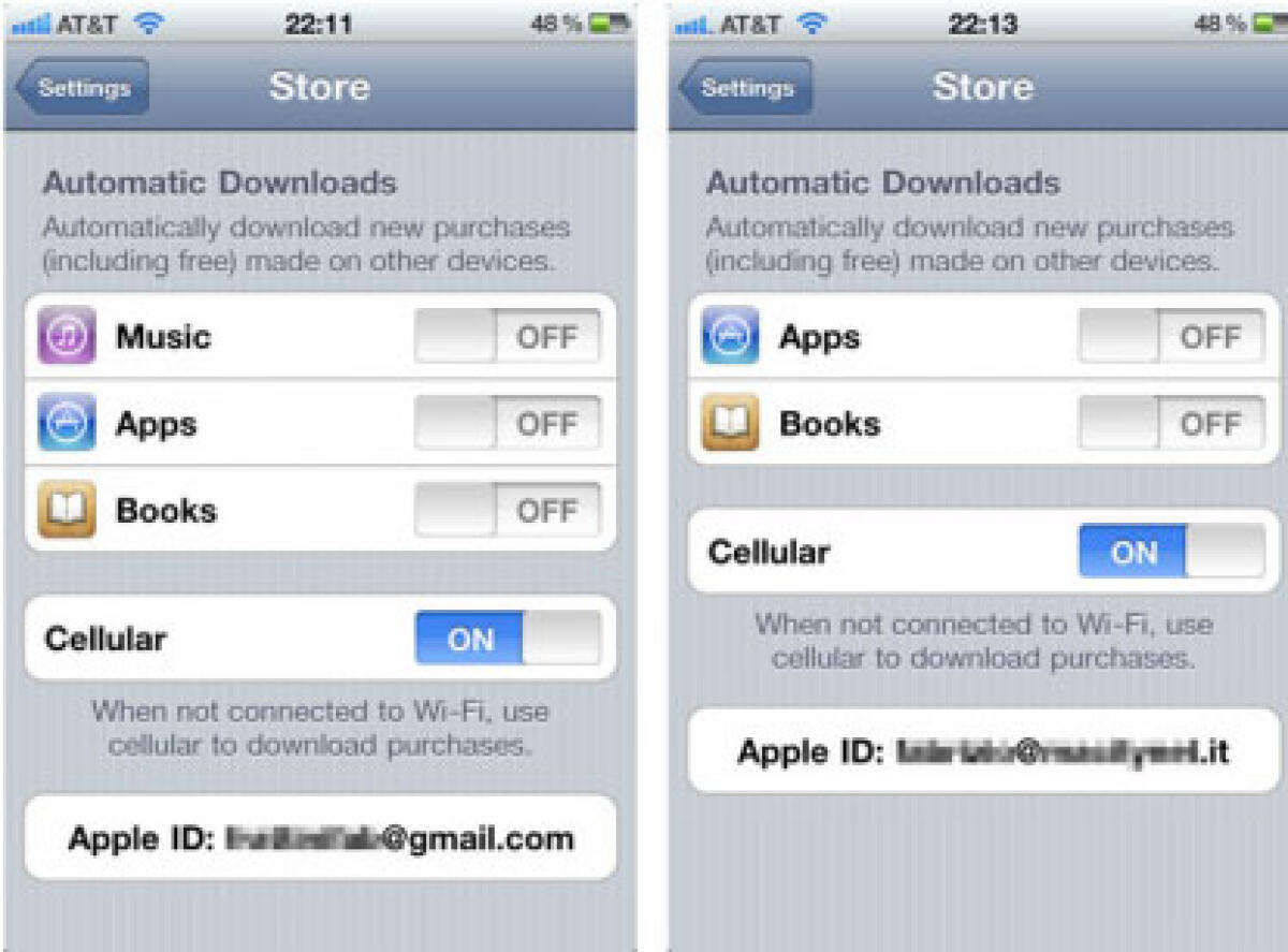iCloud: sincronizzazione disponibile solo per America - 