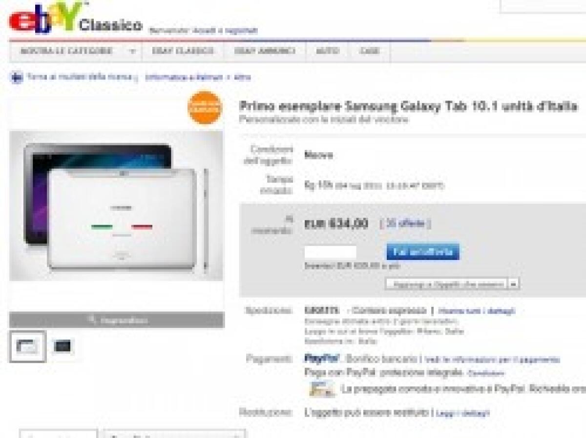 Samsung Galaxy Tab: disponibile in versione tricolore - 