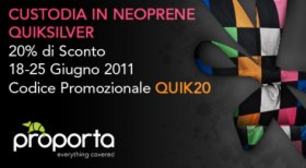 Proporta: Custodia Quiksilver Echo Beach in promozione - 