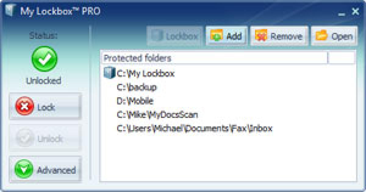 My Lockbox, rendere invisibili e segrete le cartelle del desktop - 