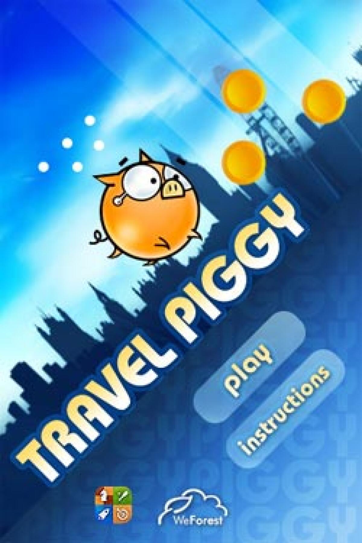 Salva il maiale in Travel Piggy - 