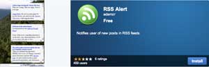 RSS Alert estensione Chrome per feed RSS