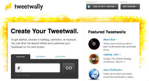 TweetWally creare wall Twitter per siti e blog