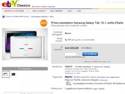 Samsung Galaxy Tab: disponibile in versione tricolore