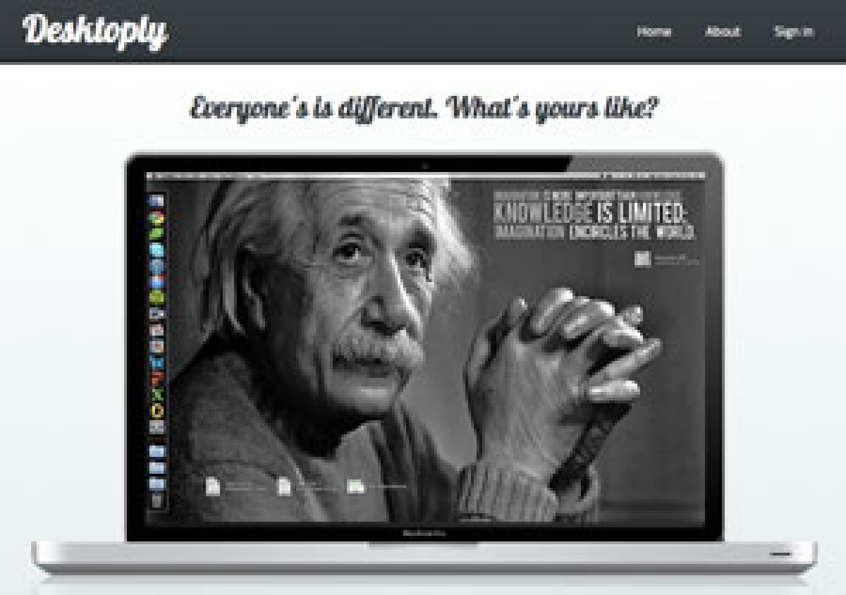 Desktoply, servizio per condividere online il proprio desktop - 
