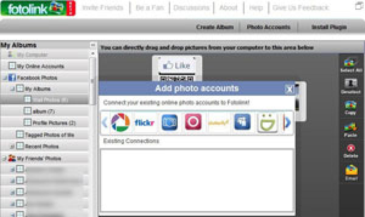 Fotolink, applicazione Facebook per importare immagini da altri servizi di photo sharing - 