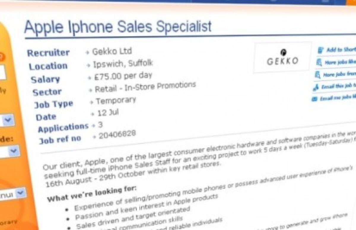 Apple cerca dipendenti - 