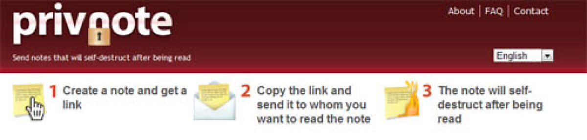 Creazione di messaggi autodistruttivi - 