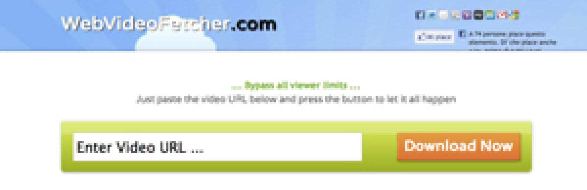 WebVideoFetcher servizio per scaricare video e audio da Youtube & c. - 