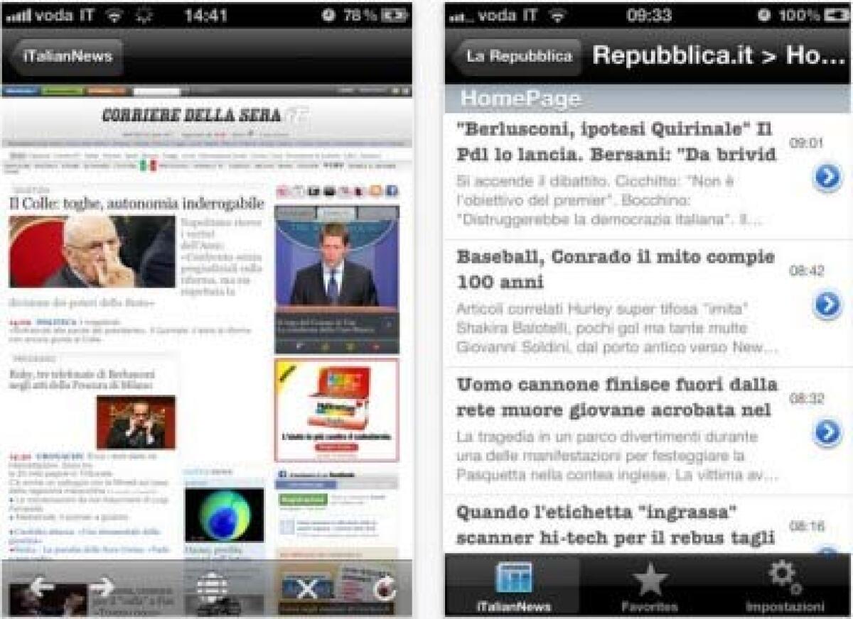 Notizie in tempo reale dall’Italia: come averle su iPhone - 