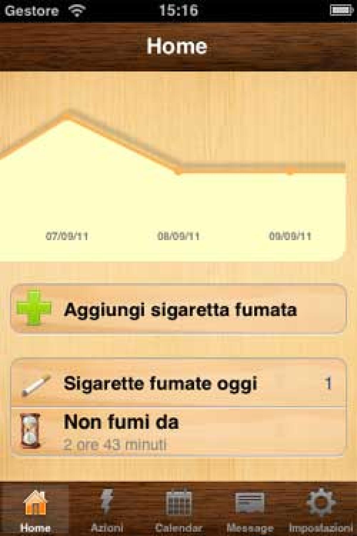 App per iPhone che aiuta a smettere di fumare - 
